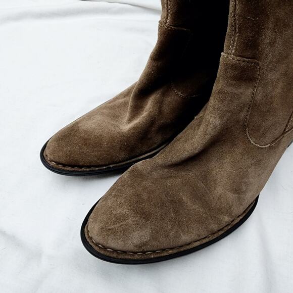 Born Crown Cady Suede Leather Over The Knee Riding Boots Women's 7.5 - Picture 8 of 12